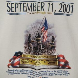Never Forget September 11th 2001 Tshirt